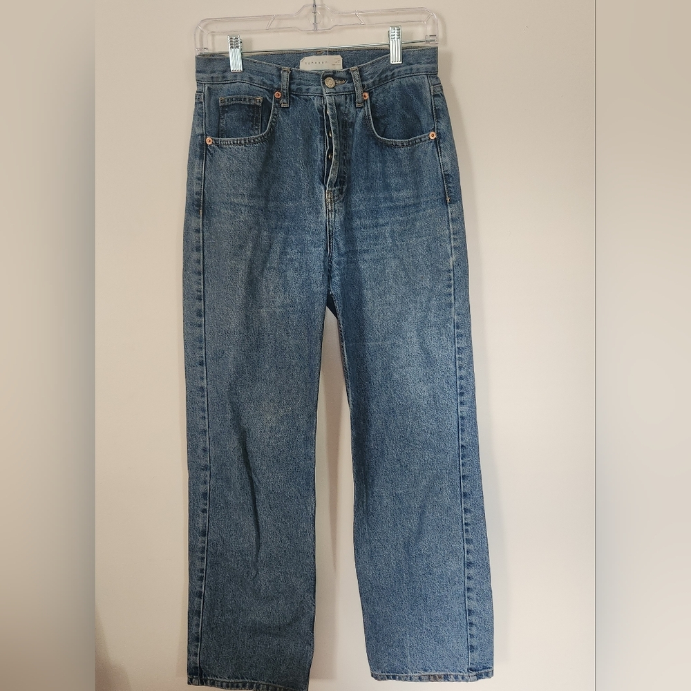 Topshop Button Fly Denim Jeans 27x30 02n03tmdt